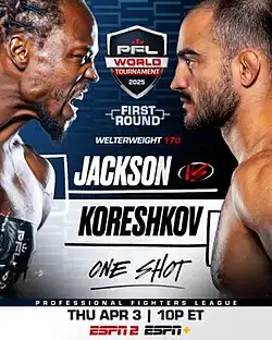 PFL 1 2025 Корешков vs. Джексон прямая трансляция 04.04.2025 смотреть онлайн